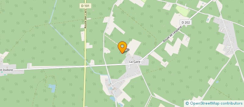 localisation de l'entreprise LES CRINIERES DE LAMBROISE à NAUJAC-SUR-MER