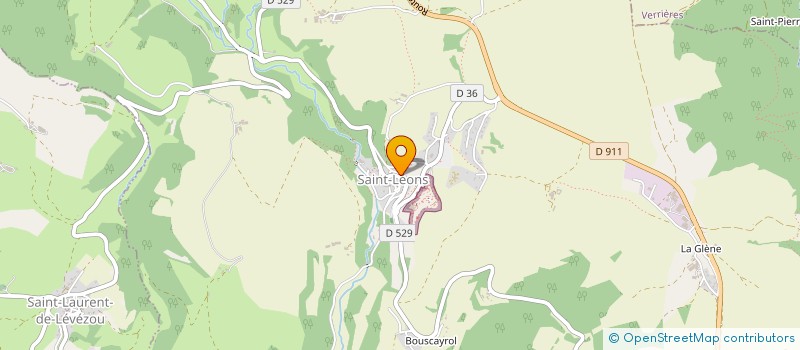 localisation de l'entreprise LES CRINIERES DES GRANDS CAUSSES  SAINT-LEONS