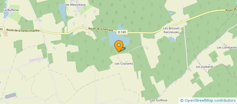 localisation de l'entreprise LES CRINS AU VENT à CHARNY OREE DE PUISAYE