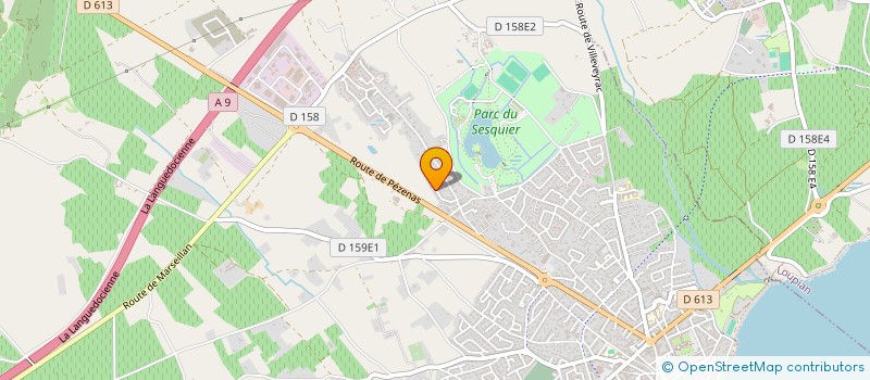 localisation de l'entreprise LES CRINS D'ESPERANZA  MEZE