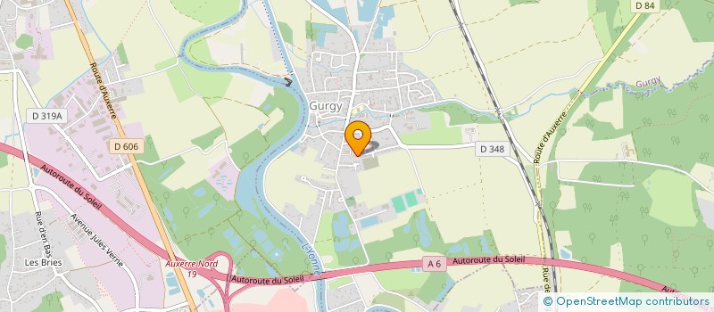 localisation de l'entreprise LES CRINS DE L'YONNE à GURGY
