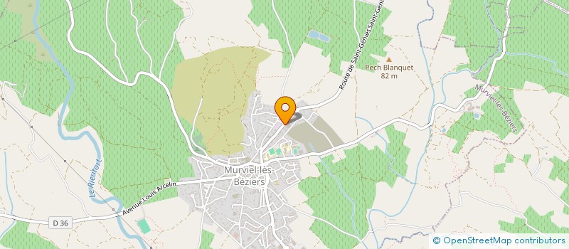 localisation de l'entreprise LES CRINS DE LA VALLEE à MURVIEL-LES-BEZIERS