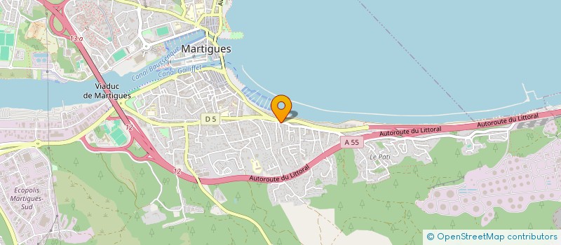 localisation de l'entreprise LES CRINS DE VIE  MARTIGUES