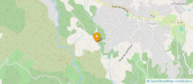 localisation de l'entreprise LES CRINS DU ROCHER D'OR à FLAYOSC