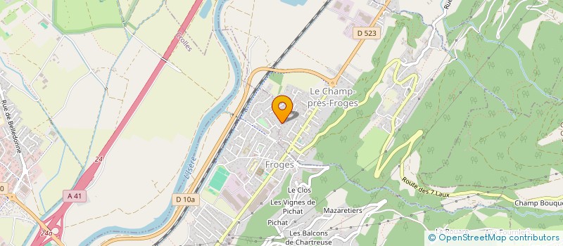 localisation de l'entreprise LES CRIQUES DE CABO DE GATA  LE CHAMP-PRES-FROGES