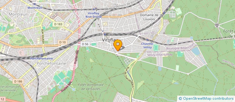 localisation de l'entreprise LES CRIQUETS  VIROFLAY