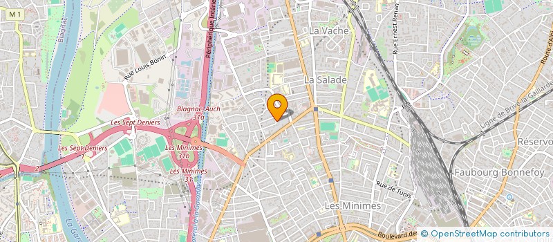 localisation de l'entreprise LES CRIS DES MOTS à TOULOUSE