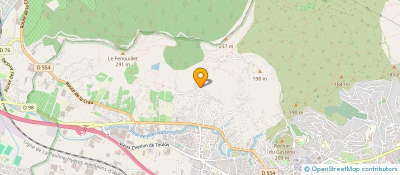 localisation de l'entreprise LES CRISTAILS à HYERES