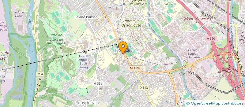 localisation de l'entreprise LES CRISTALLOGRAPHES EN MIDI-PYRENEES à TOULOUSE