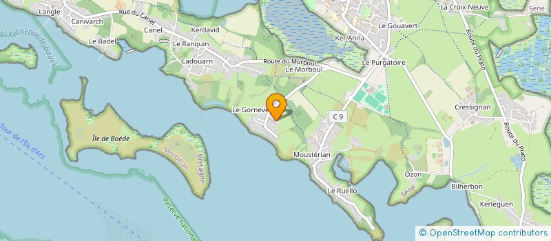 localisation de l'entreprise LES CRISTAUX à SENE