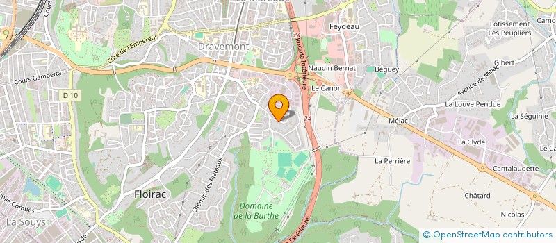 localisation de l'entreprise LES CROCHETS JOYEUX  FLOIRAC