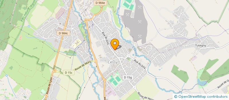 localisation de l'entreprise LES CROCKERS  CESSY