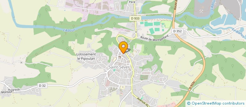 localisation de l'entreprise LES CROCOS à SAINT-SEVER