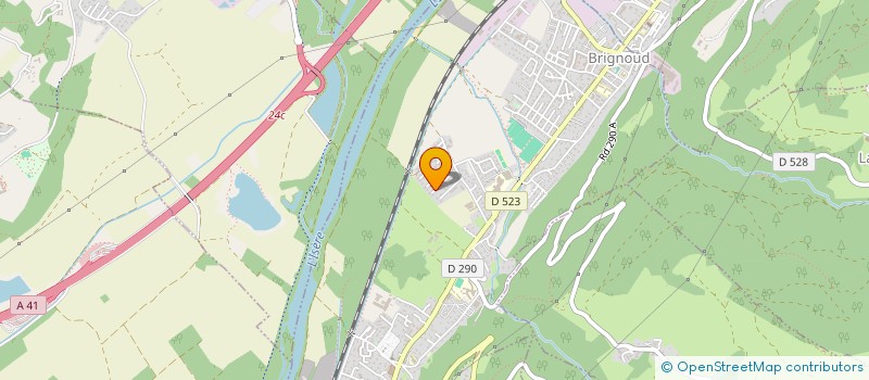 localisation de l'entreprise LES CROCUS  VILLARD-BONNOT