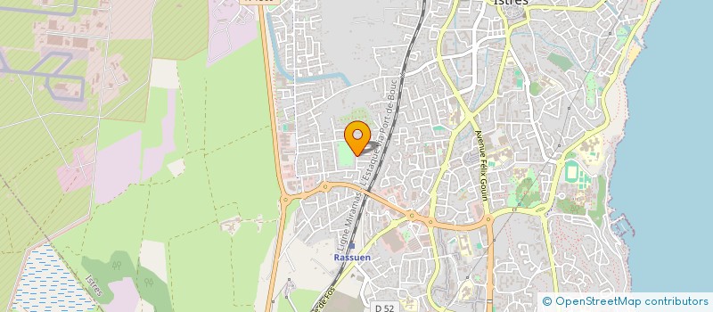 localisation de l'entreprise LES CROCUS  ISTRES