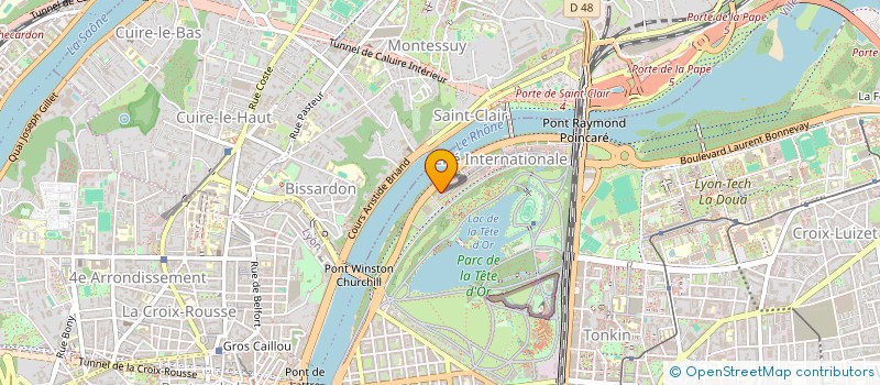 localisation de l'entreprise LES CROETS  LYON