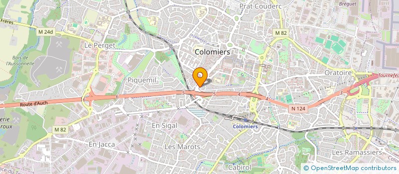 localisation de l'entreprise LES CROISES à COLOMIERS