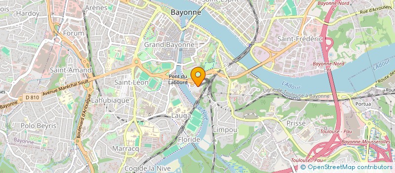 localisation de l'entreprise LES CROISES DE ST ANDRE  BAYONNE