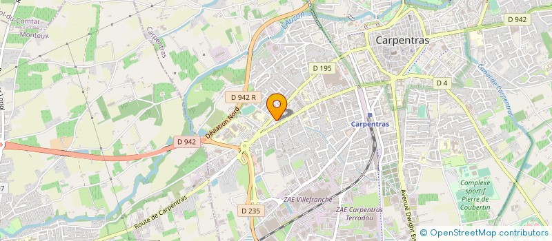 localisation de l'entreprise LES CROISIERES  CARPENTRAS