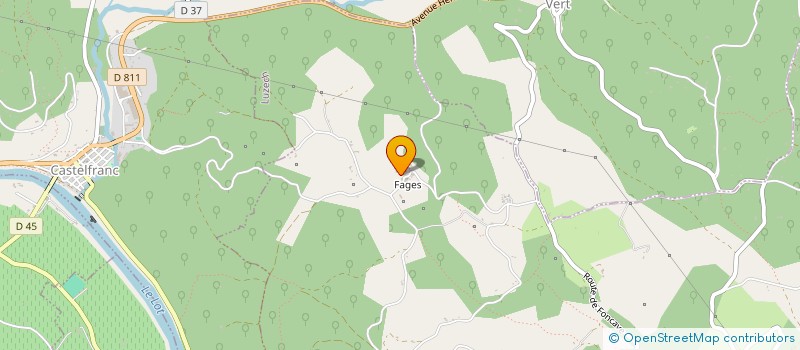 localisation de l'entreprise LES CROISILLE  LUZECH