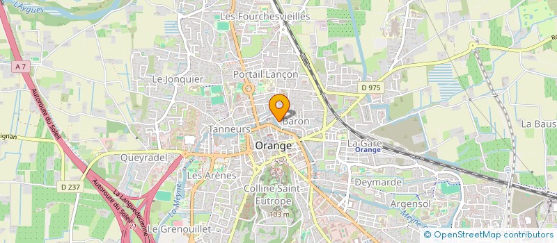 localisation de l'entreprise LES CROODS  ORANGE