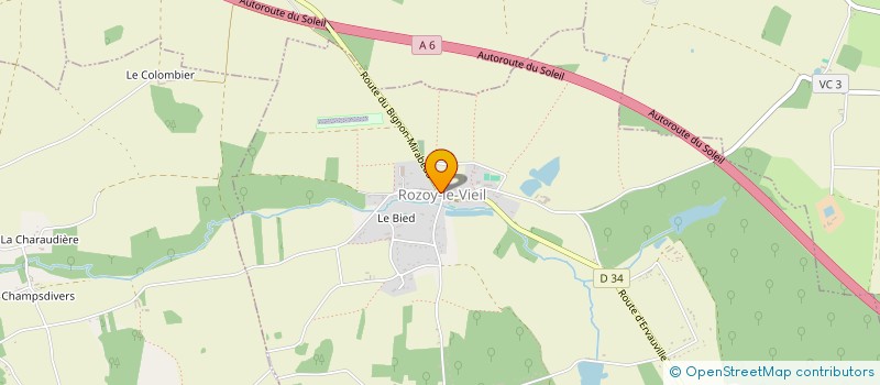 localisation de l'entreprise LES CROQUETTES DE L'ESPOIR à ROZOY-LE-VIEIL