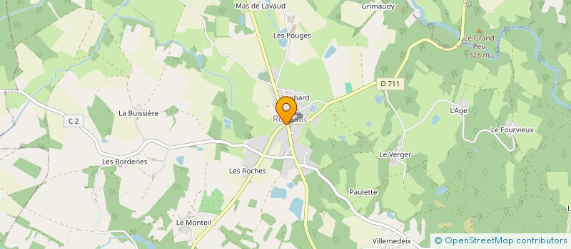 localisation de l'entreprise LES CROQUEURS D HISTOIRES à SAINT-PARDOUX-LE-LAC