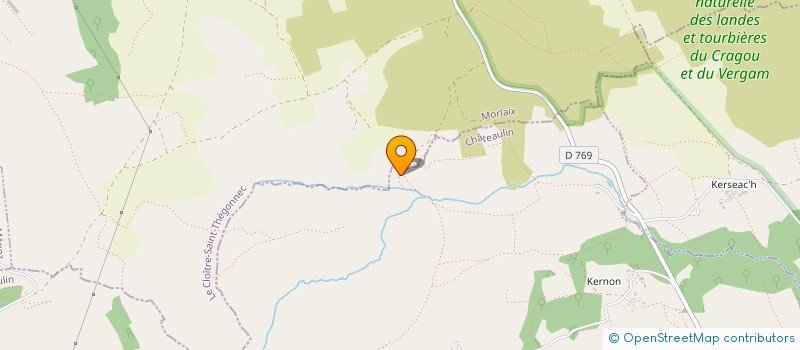 localisation de l'entreprise LES CROQUEURS DE PAIN  BERRIEN