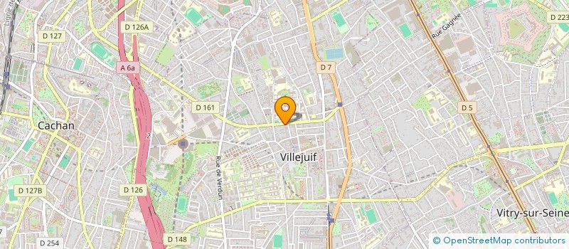 localisation de l'entreprise LES CROUSTILLANTS DE VILLEJUIF à VILLEJUIF