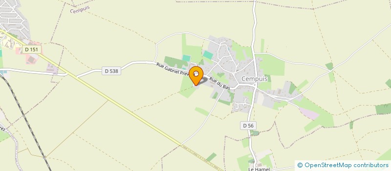 localisation de l'entreprise LES CROYABLES  CEMPUIS