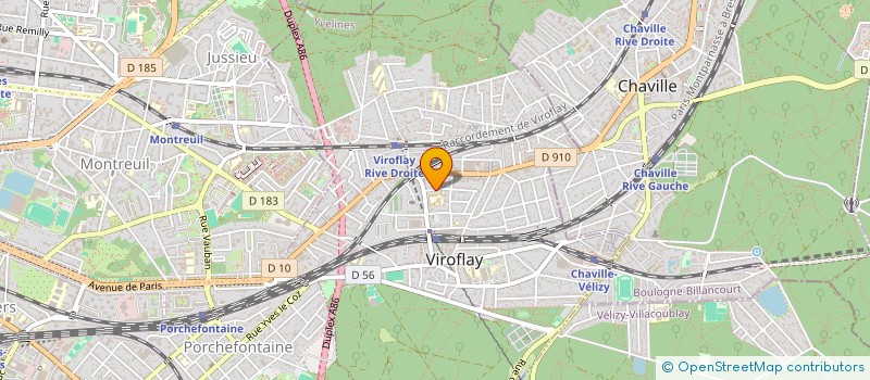 localisation de l'entreprise LES CRUCHES  VIROFLAY