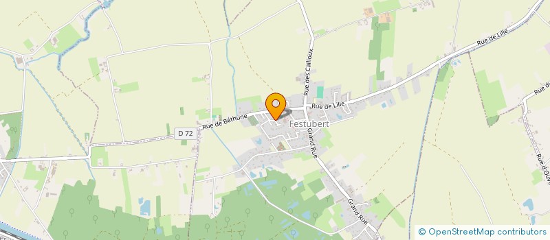 localisation de l'entreprise LES CRUNCHYS  FESTUBERT