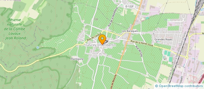 localisation de l'entreprise LES CRUS BAILLY-HERESZTYN  GEVREY-CHAMBERTIN