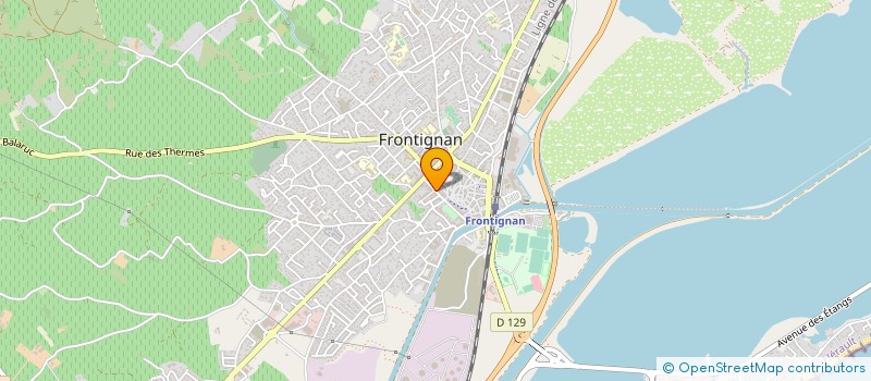 localisation de l'entreprise LES CRUS DU LANGUEDOC à FRONTIGNAN