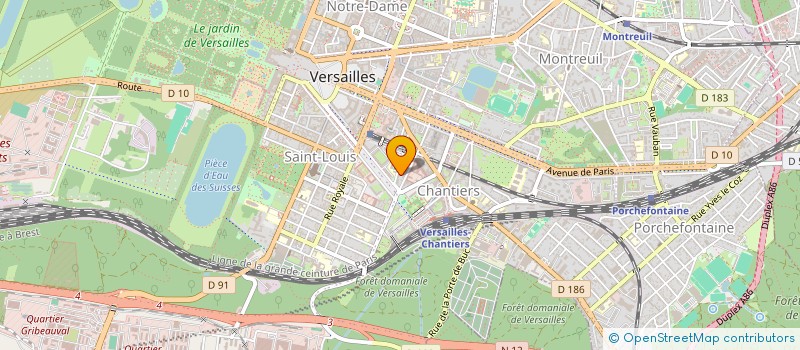 localisation de l'entreprise LES CUEILLEURS DE DATES à VERSAILLES