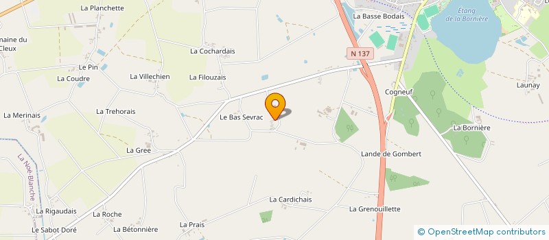 localisation de l'entreprise LES CUIRS DE L OUEST à BAIN-DE-BRETAGNE