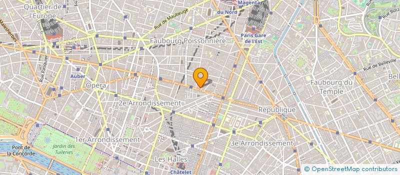 localisation de l'entreprise LES CUIRS MAZEAS à PARIS