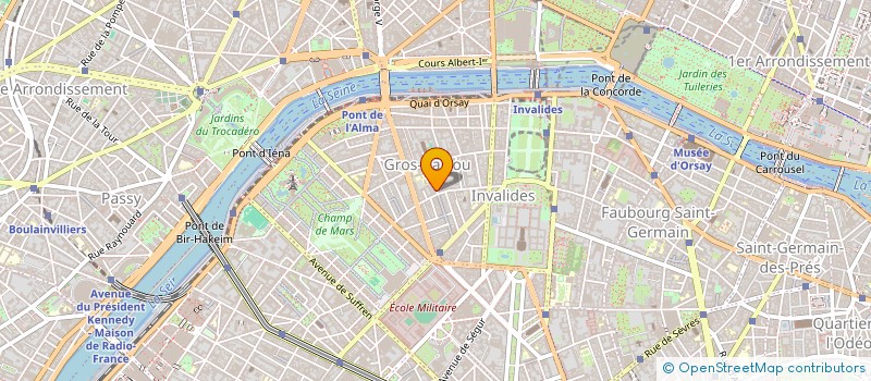 localisation de l'entreprise LES CUIRS SAINT DOMINIQUE à PARIS