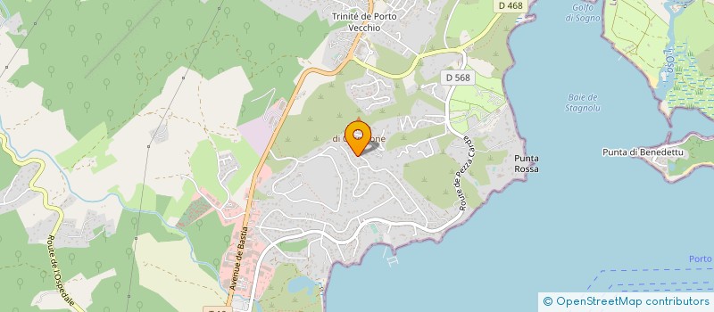 localisation de l'entreprise LES CUISINES CHRISTOPHE  PORTO-VECCHIO