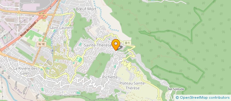 localisation de l'entreprise LES CUISINES DE CYRIL  LA POSSESSION