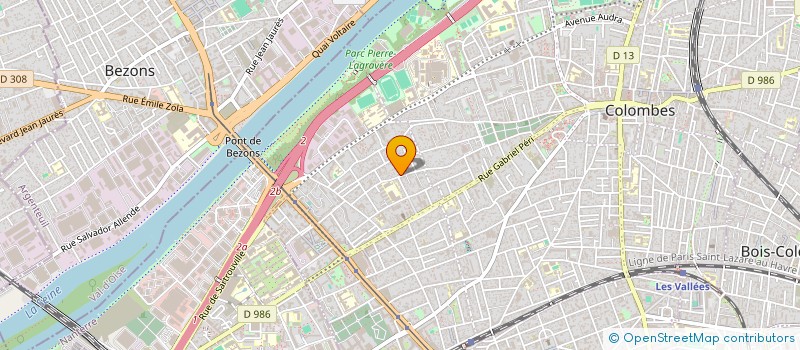 localisation de l'entreprise LES CUISINES DE GEMI à COLOMBES