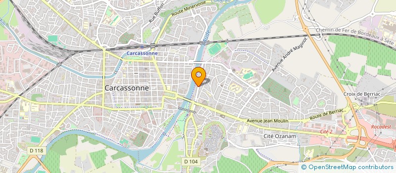 localisation de l'entreprise LES CUISINES DE MARIE  CARCASSONNE