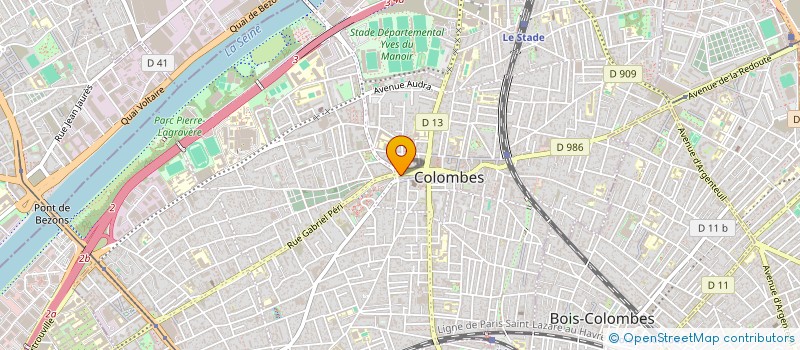 localisation de l'entreprise LES CUISINES DE SANJI à COLOMBES