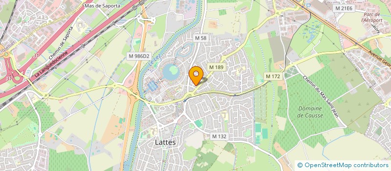localisation de l'entreprise LES CUISINES DU FORUM à LATTES