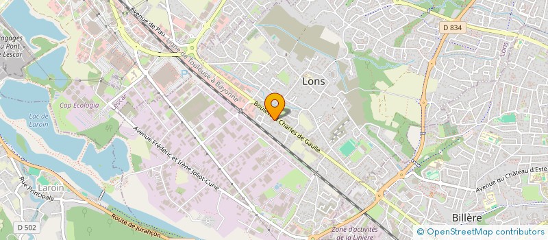 localisation de l'entreprise LES CUISINES PALOISES à PAU