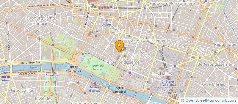 localisation de l'entreprise LES CUISINIERS DE FRANCE à PARIS