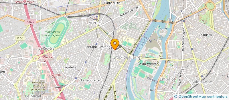localisation de l'entreprise LES CUISINIERS MUSICIENS  TOULOUSE