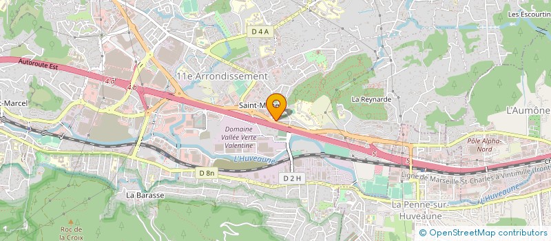 localisation de l'entreprise LES CUISINISTES REUNIS à MARSEILLE