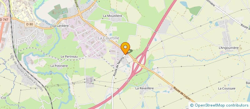 localisation de l'entreprise LES CUISTOTS REUNIS à LA ROCHE-SUR-YON