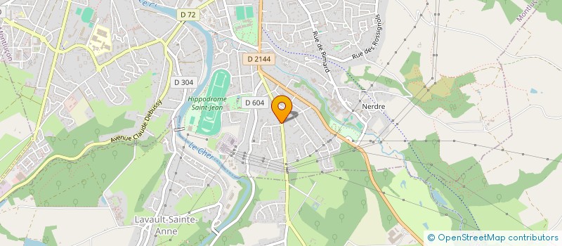 localisation de l'entreprise LES CUIVRES D'AUVERGNE à LAVAULT-SAINTE-ANNE
